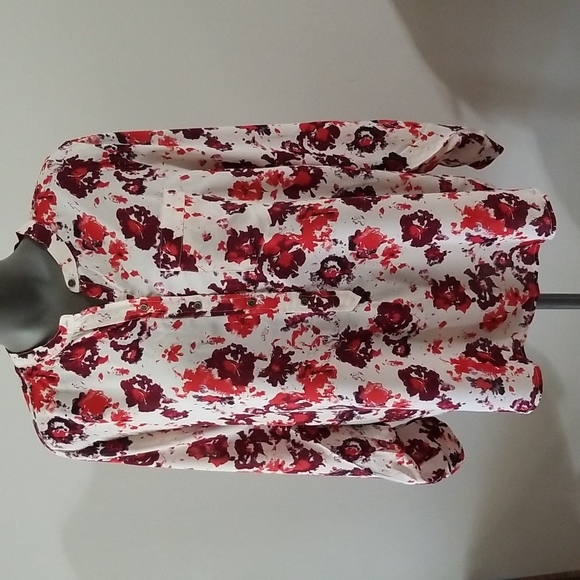 NEW! Lucky brand blouse sz large 12.12 - Picture 2 of 9